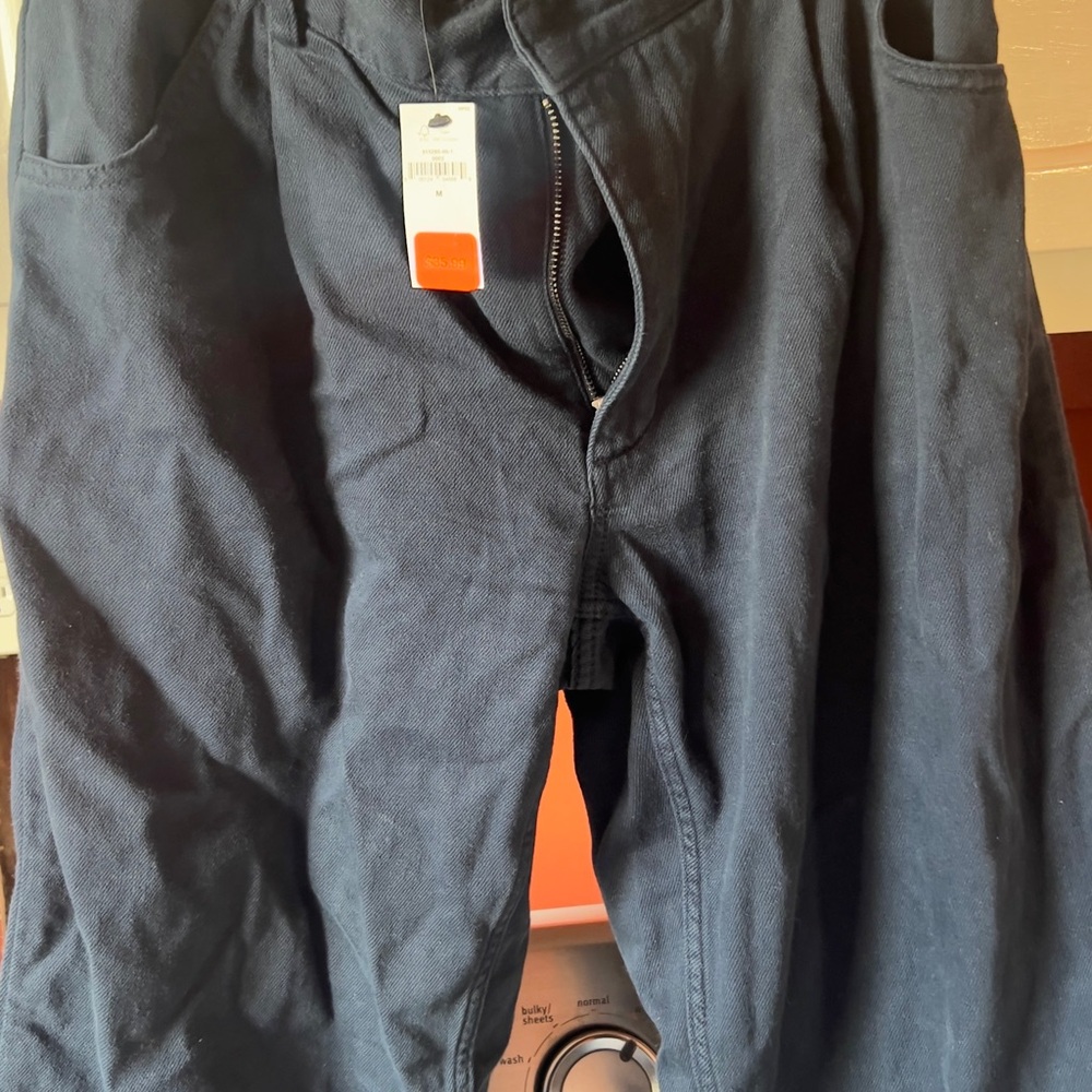 Banana Republic Factory navy Ankle Barrel Pants